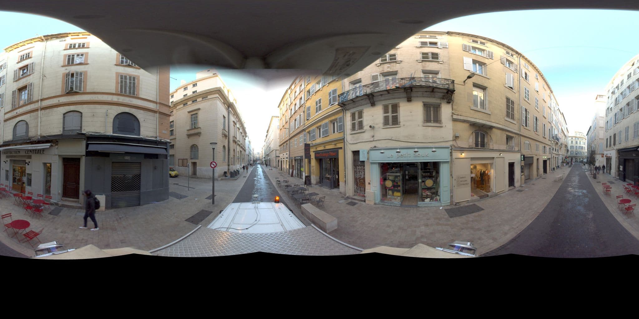 Street view near Hôtel du Petit Duc, Opéra — © Suez (CC BY-SA · Mapillary)