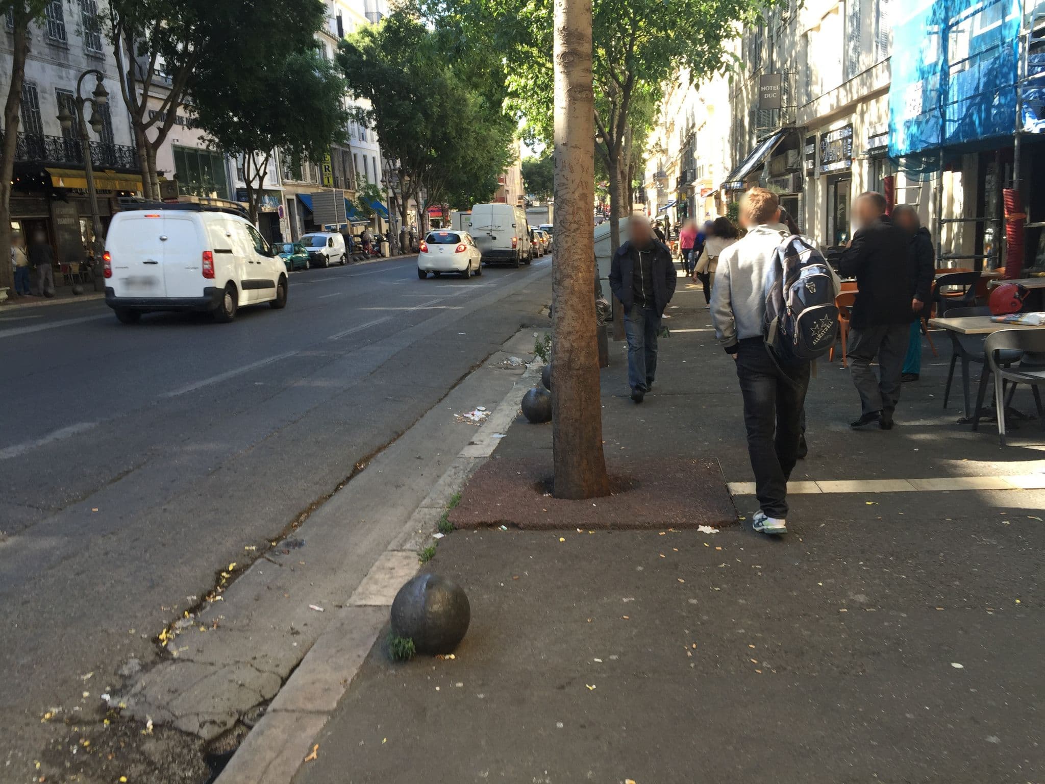 Street view near Hôtel Dugommier, Marseille — © marinov (CC BY-SA · Mapillary)