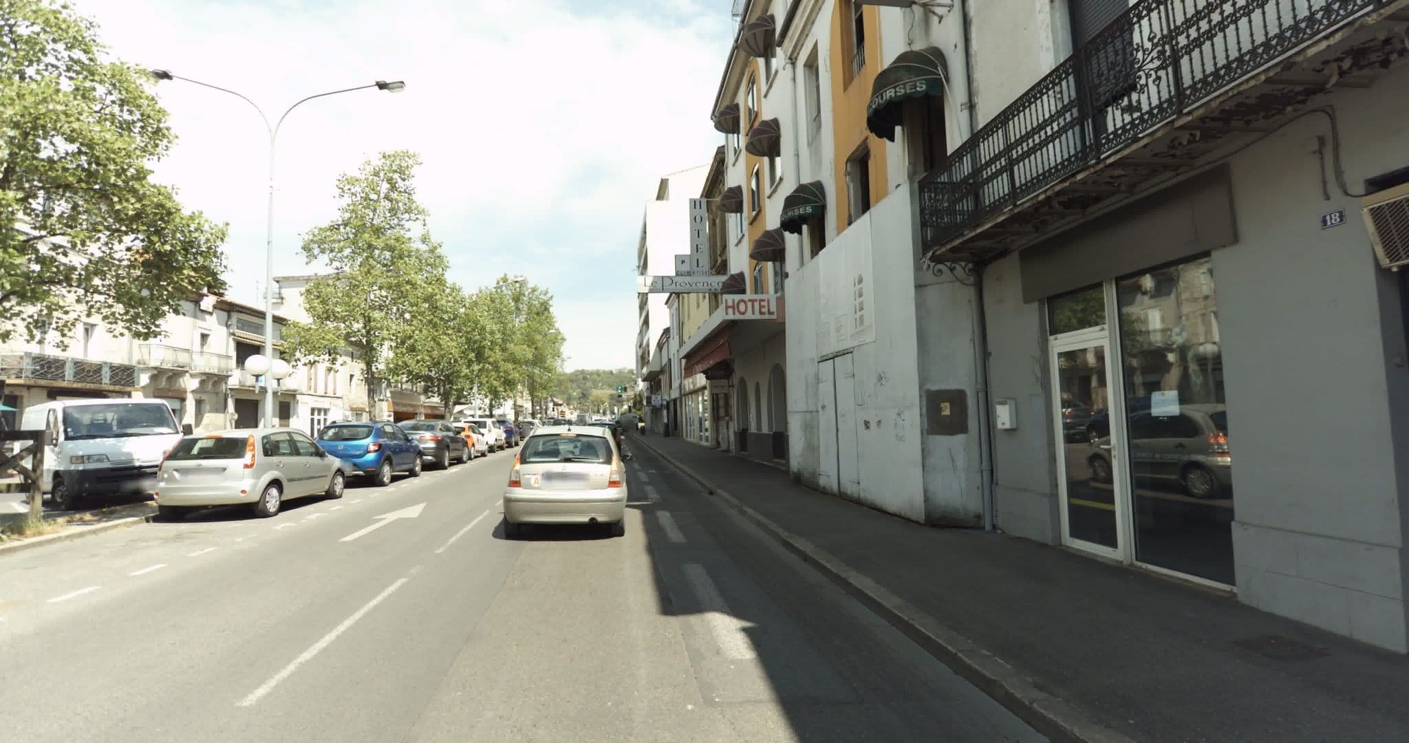 Street view near Hôtel le Provence, Agen — © sogefi (CC BY-SA · Mapillary)