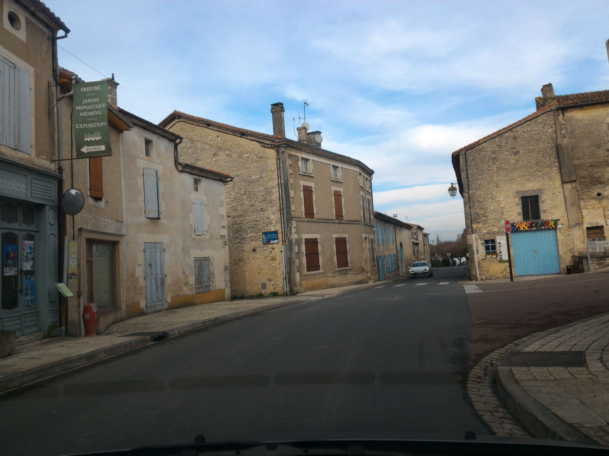 Street view near Club Marpen, Aigre — © fgouget (CC BY-SA · Mapillary)