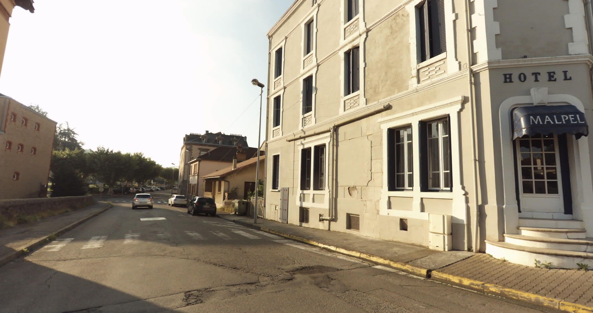 Street view near Hôtel Malpel, Decazeville — © sogefi (CC BY-SA · Mapillary)