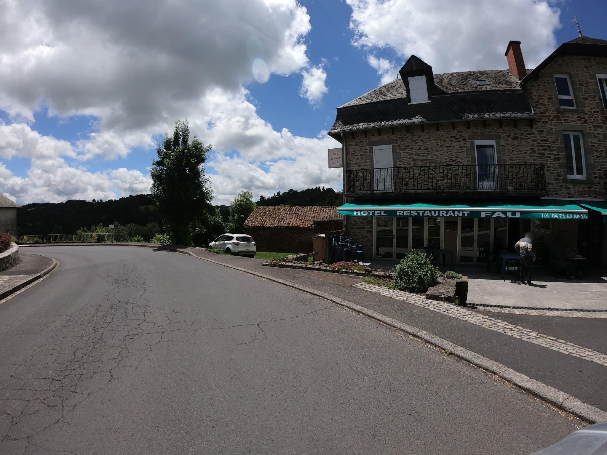 Street view near Hotel FAU, Sansac-de-Marmiesse — © joostjakob (CC BY-SA · Mapillary)