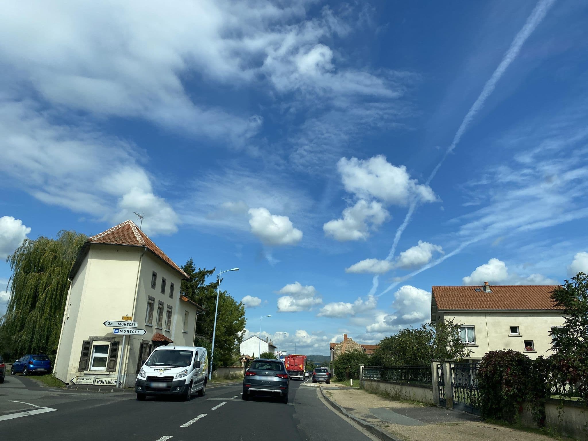 Street view near Aurélie's home, Combronde — © fpm (CC BY-SA · Mapillary)