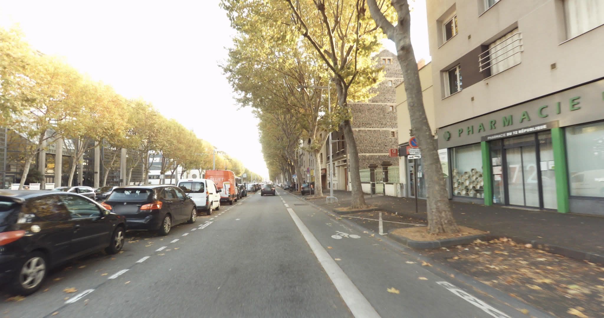 Street view near Inter Hotel Republique Clermont-Ferrand, Clermont-Ferrand — © sogefi (CC BY-SA · Mapillary)