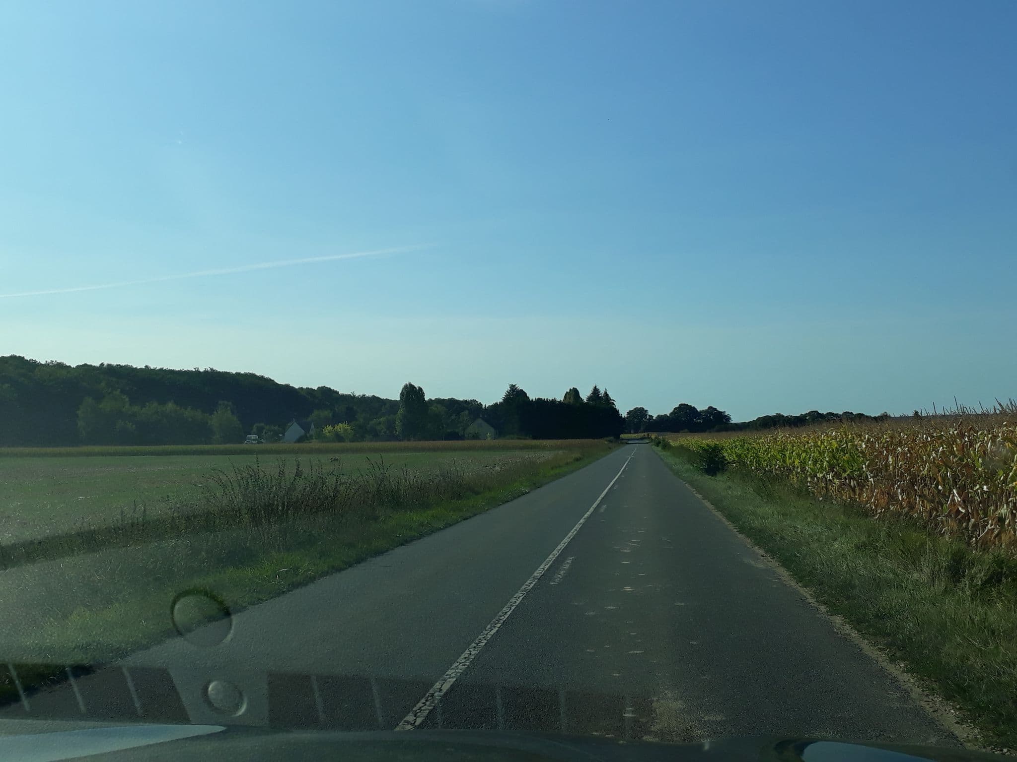 Street view near Les Chaumières Du Chêne Gauthier, Thésée — © df45 (CC BY-SA · Mapillary)
