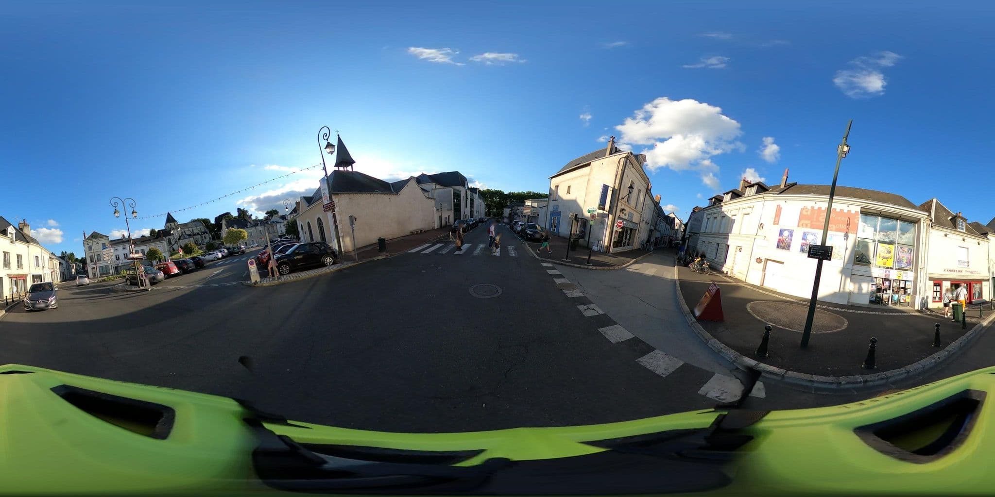 Street view near Hôtel du Petit Lussault, Amboise — © velocamion (CC BY-SA · Mapillary)