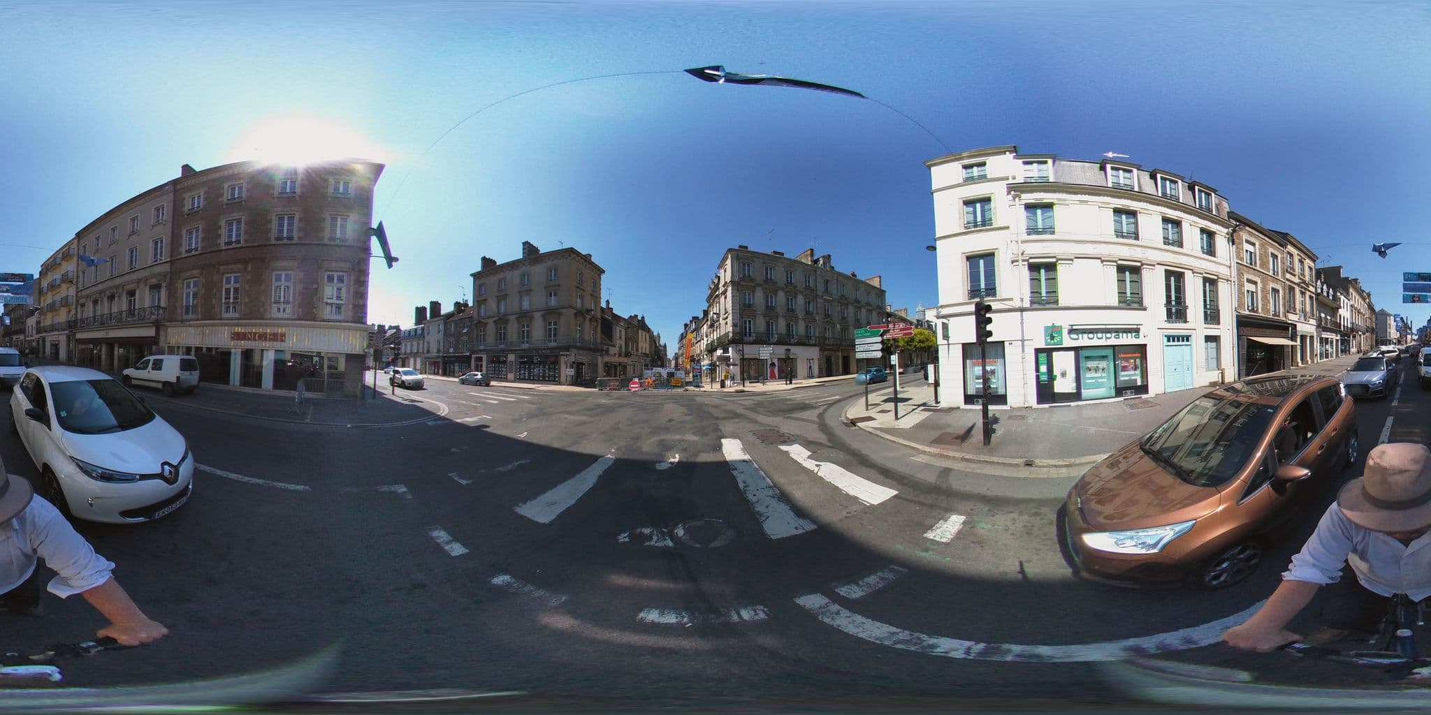 Street view near Selectour - Boubet Voyages, Alençon — © geovelo (CC BY-SA · Mapillary)