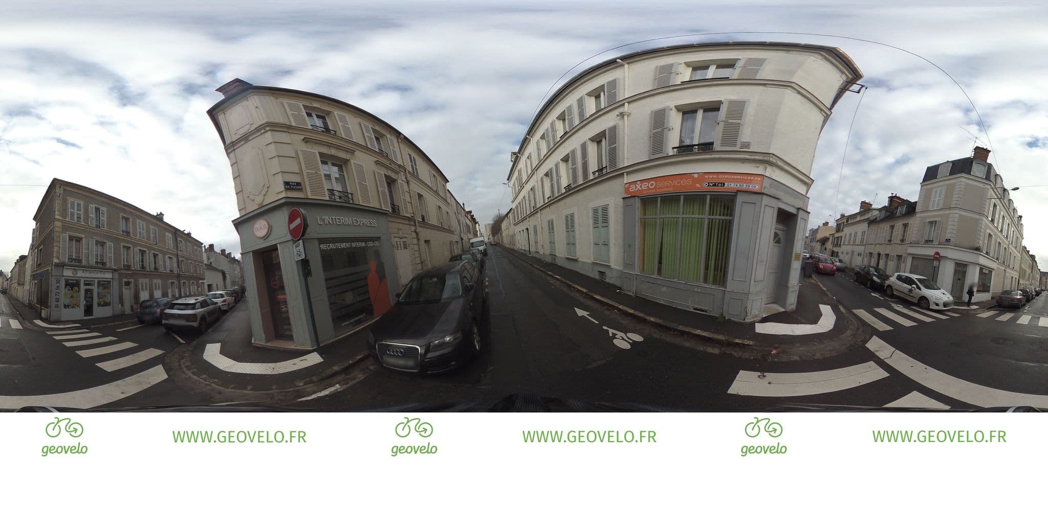 Street view near Les anges de Fleury, Fontainebleau — © simon_geovelo (CC BY-SA · Mapillary)