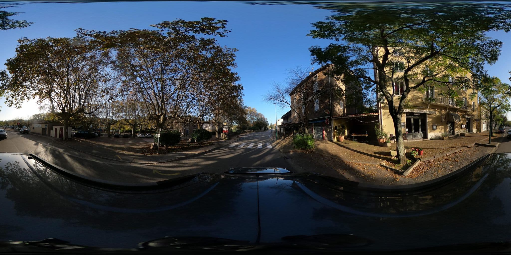 Street view near Hotel Le Modern, Bessèges — © eric_s (CC BY-SA · Mapillary)