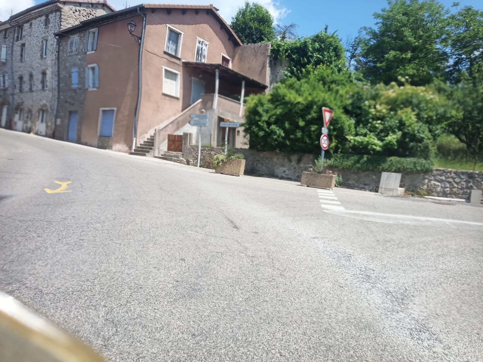 Street view near A Jaujac Gîte la Bastide Location de Vacances, Jaujac — © connermacleod69 (CC BY-SA · Mapillary)