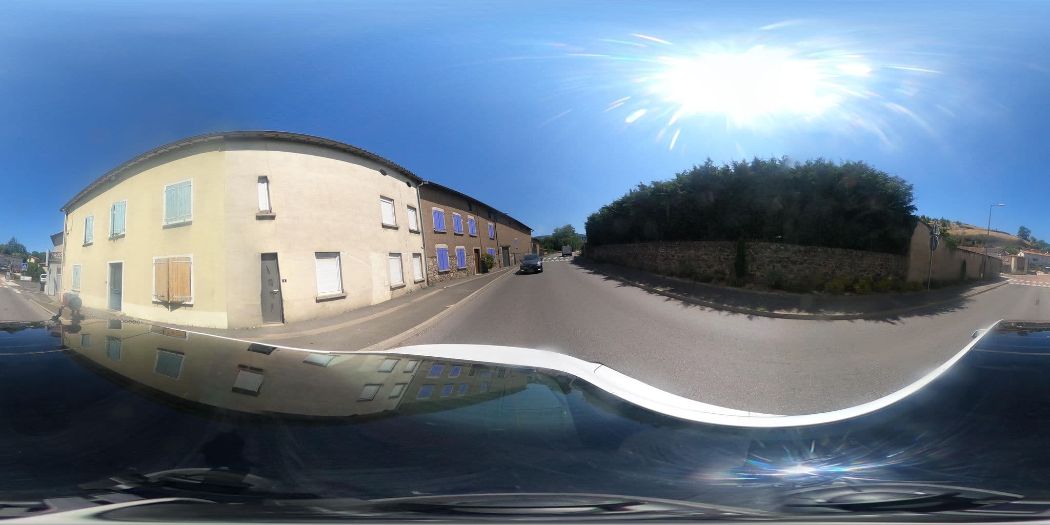 Street view near Auberge De La Brevenne Hotel Bessenay, Bessenay — © sogefi (CC BY-SA · Mapillary)