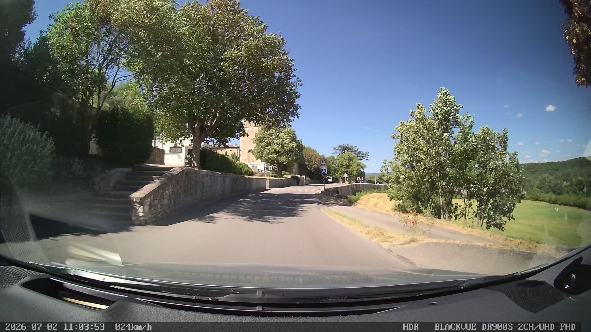 Street view near Le Petit Logis, Saulce-sur-Rhône — © madel (CC BY-SA · Mapillary)