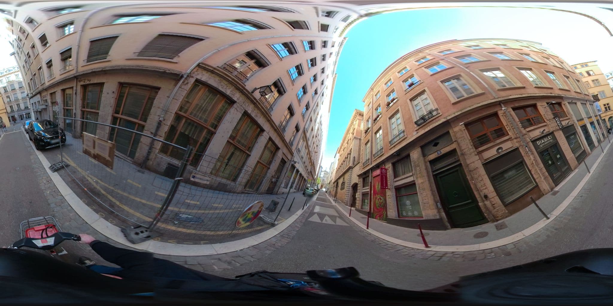 Street view near Polycarpe, Lyon 01 — © po_gregoire (CC BY-SA · Mapillary)