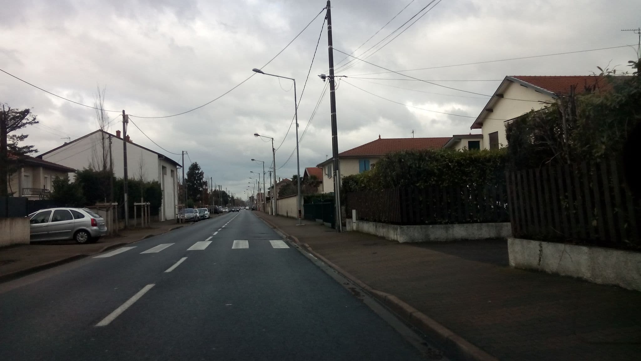 Street view near Hôtel Moderne, Saint-Priest — © bmortgat (CC BY-SA · Mapillary)