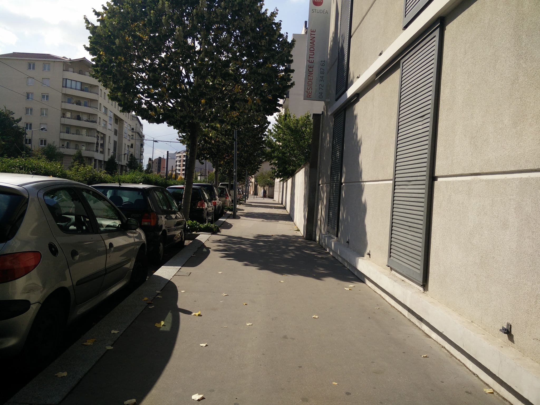 Street view near Lamy Résidences, Villeurbanne — © bakfr (CC BY-SA · Mapillary)