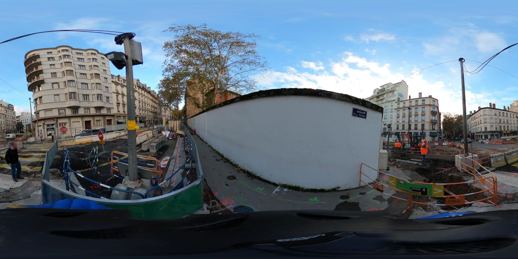 Street view near Félix Dort, Lyon — © yann__lyteco__bhns (CC BY-SA · Mapillary)