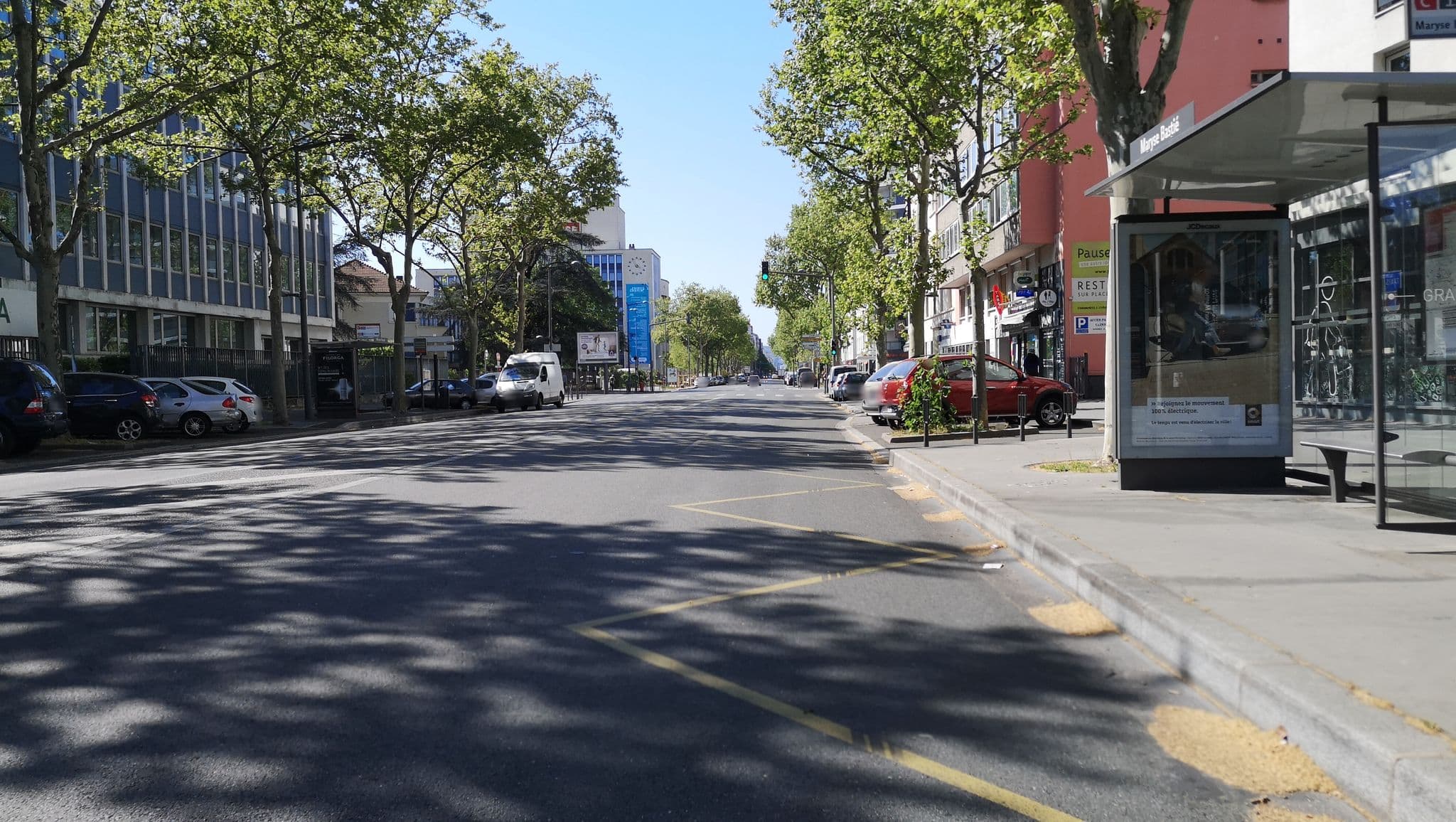 Street view near Adagio Access Lyon Mermoz, Lyon 08 — © blueberry (CC BY-SA · Mapillary)