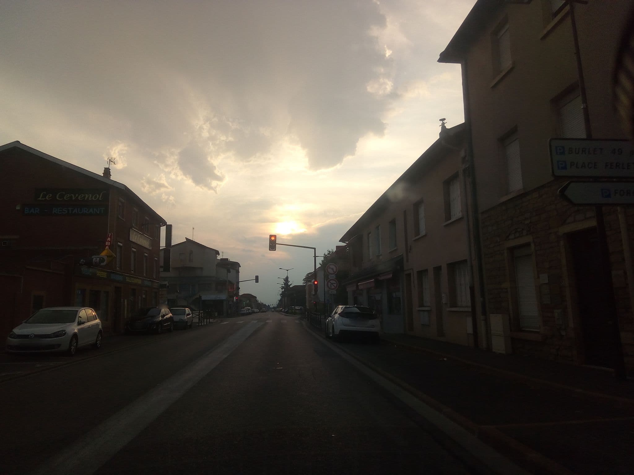 Street view near Le Relais Saint Christophe, Saint-Bonnet-de-Mure — © dupoxy (CC BY-SA · Mapillary)