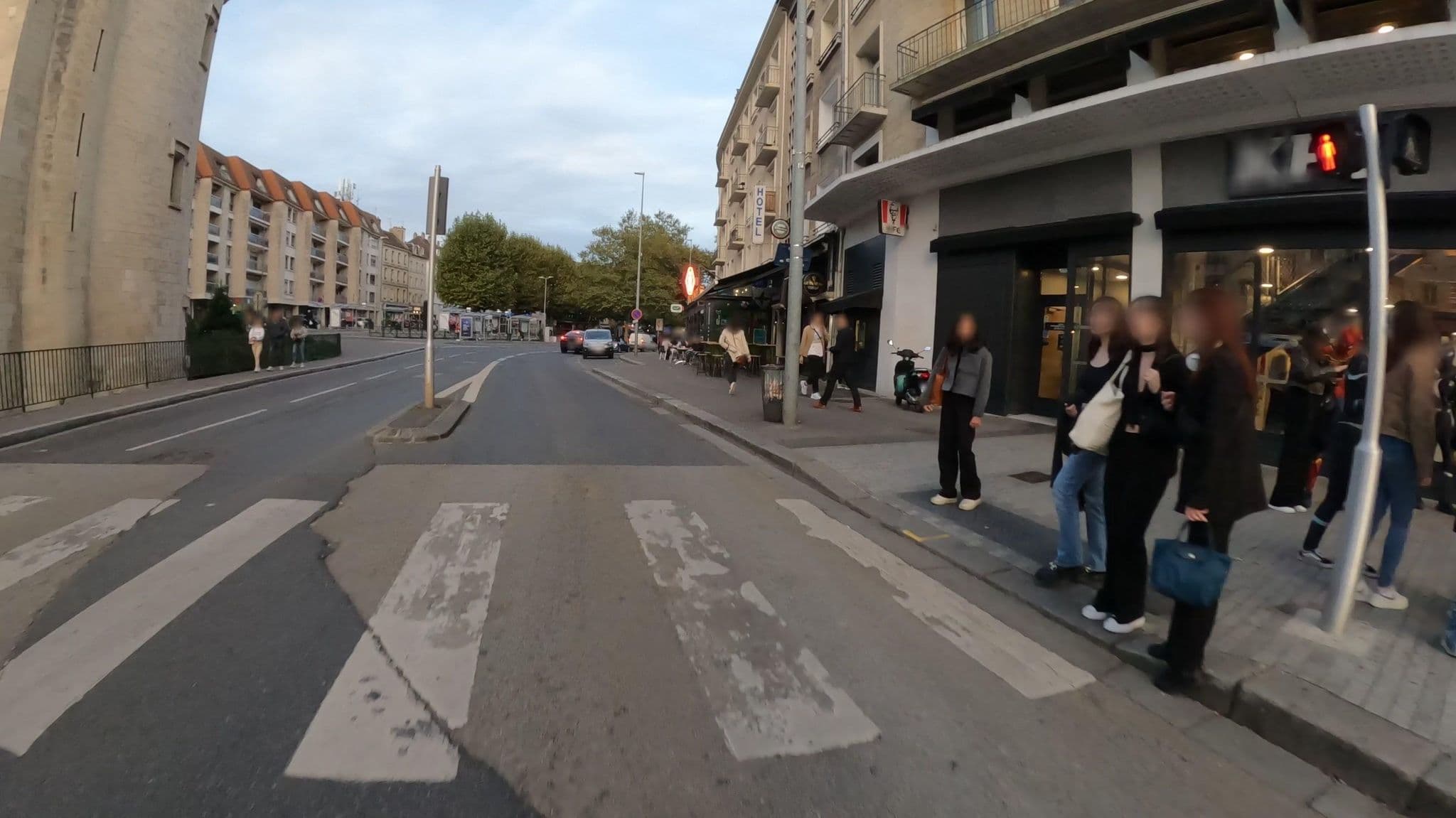 Street view near Le Tanais, Caen — © Nzau (CC BY-SA · Mapillary)