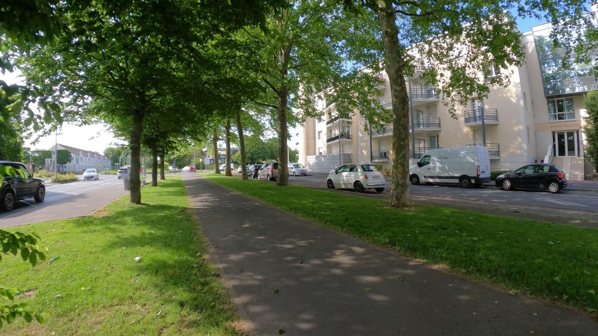 Street view near Sphinx Résidences Tempologis Mémorial, Saint-Contest — © Nzau (CC BY-SA · Mapillary)