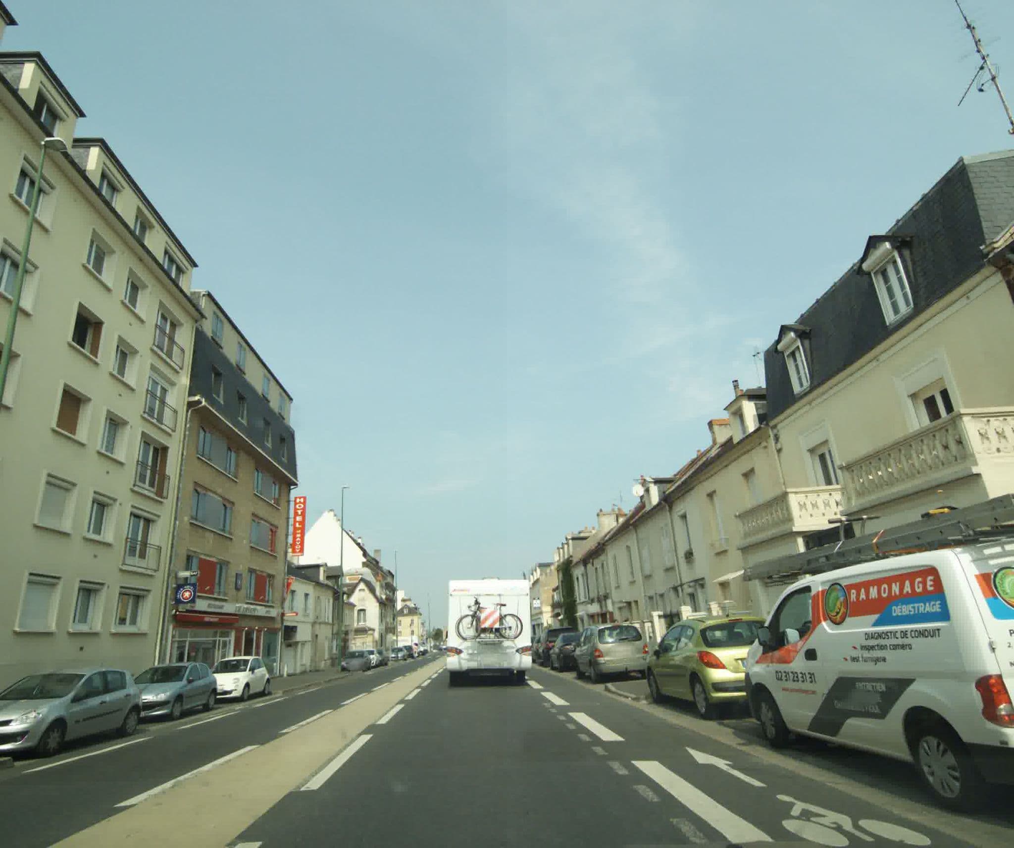 Street view near The Originals City, Caen — © sogefi (CC BY-SA · Mapillary)