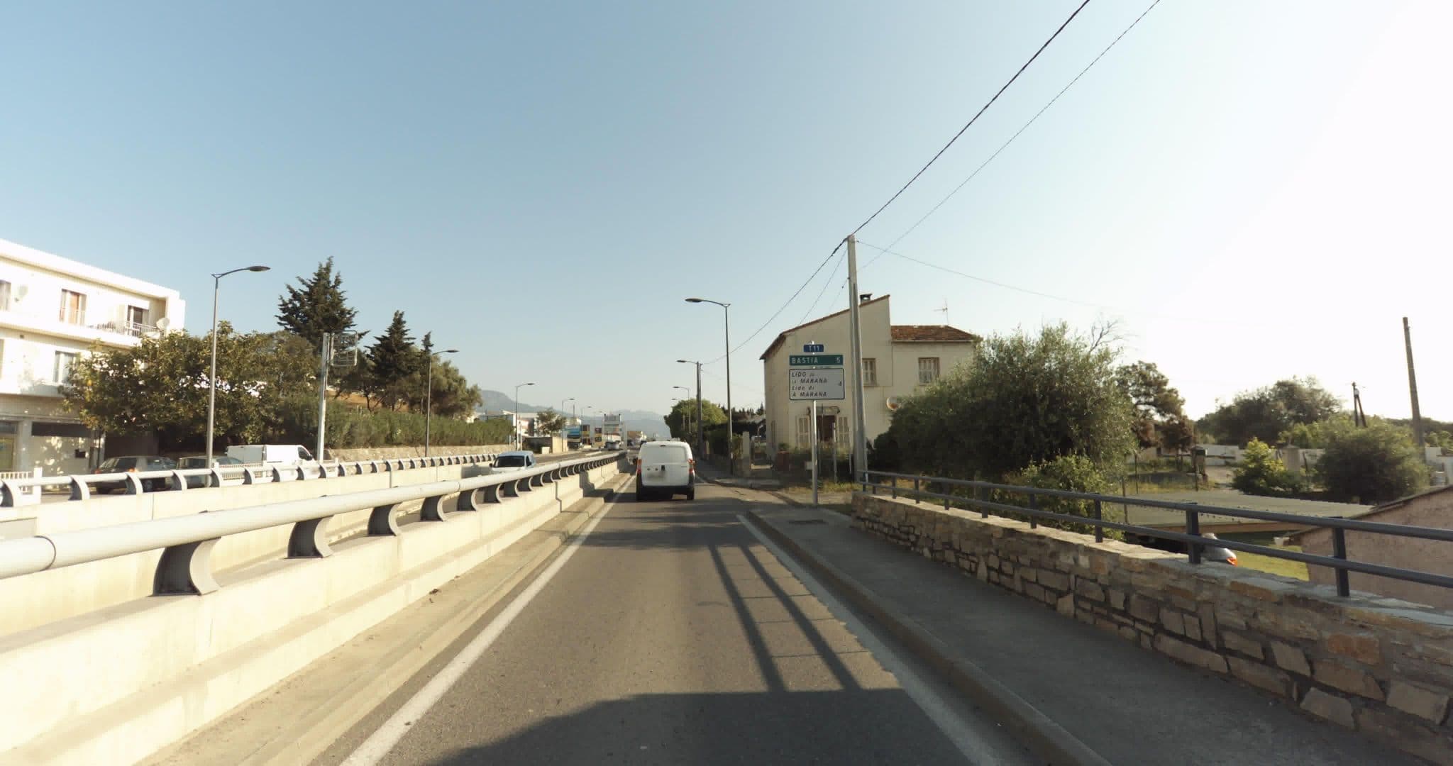 Street view near Le Lancone, Biguglia — © sogefi (CC BY-SA · Mapillary)