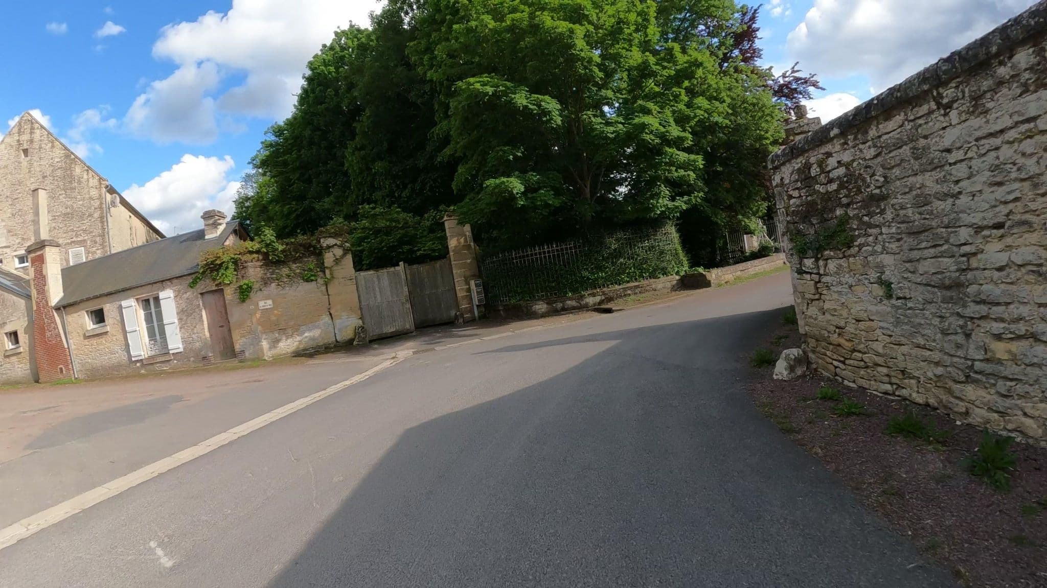 Street view near Chateau de Colombiers, Creully — © Nzau (CC BY-SA · Mapillary)