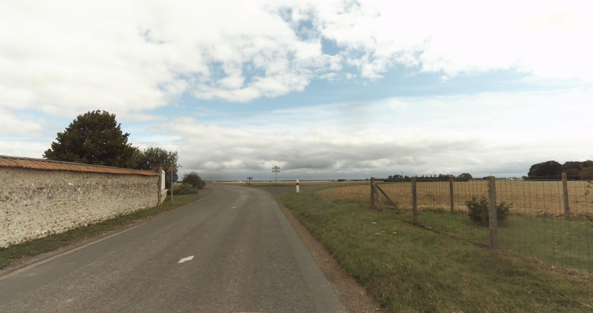 Street view near La huguenoterie, Guichainville — © sogefi (CC BY-SA · Mapillary)