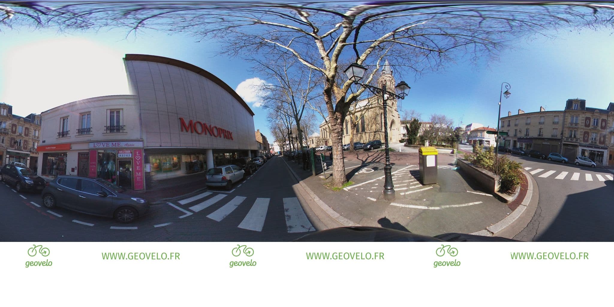 Street view near Selectour - Excellent Voyage, Le Vésinet — © simon_geovelo (CC BY-SA · Mapillary)