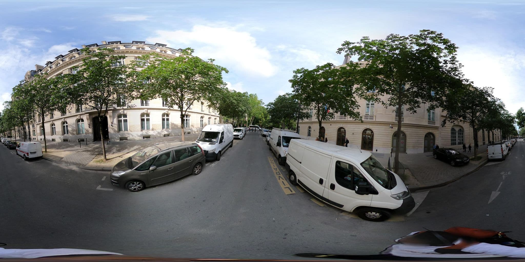 Street view near 8, Residence Charles Floquet (1st Floor), Paris 16 Passy — © Harsake (CC BY-SA · Mapillary)