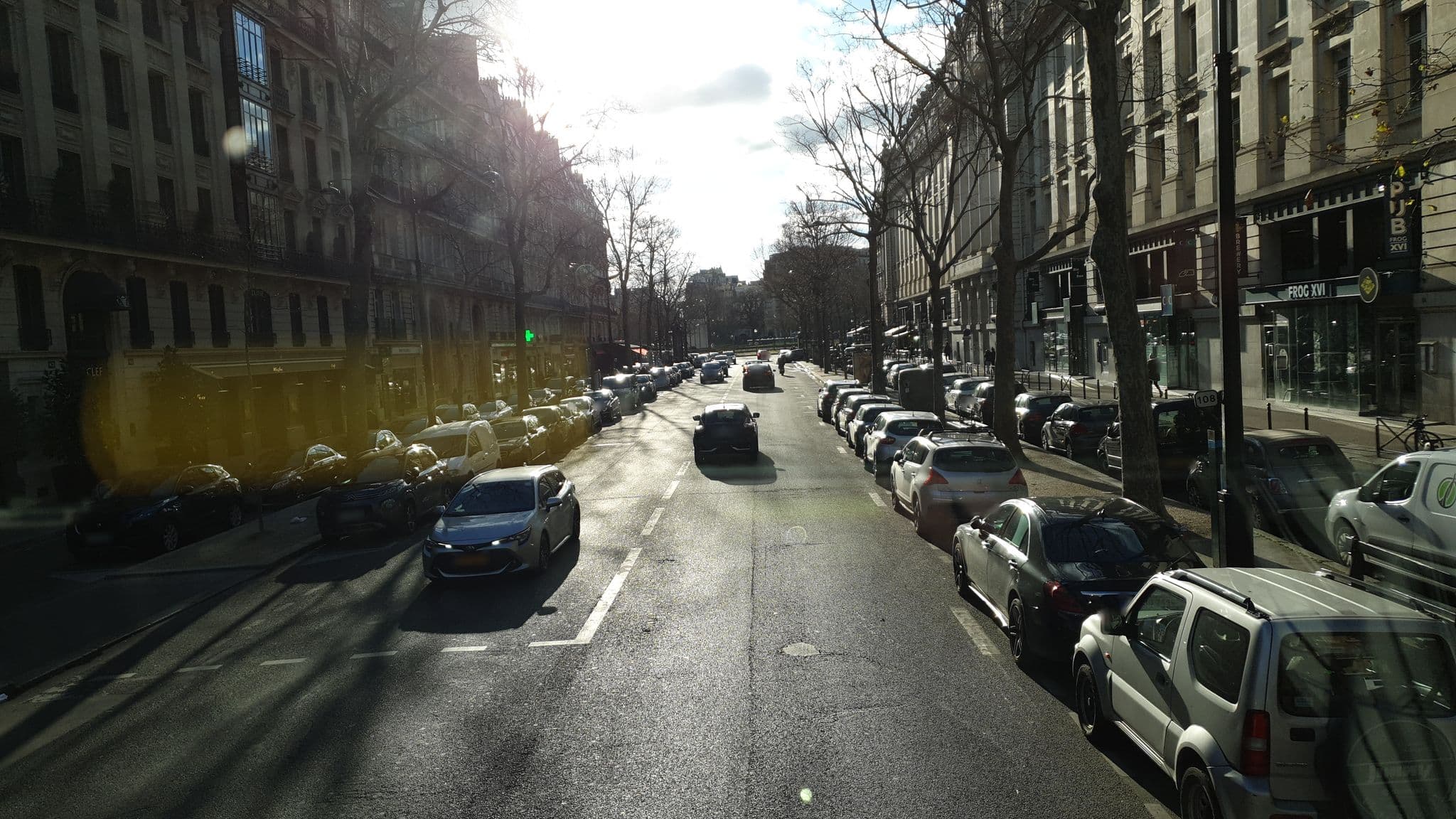 Street view near Hôtel Costes K, Paris 16 Passy — © b166er (CC BY-SA · Mapillary)