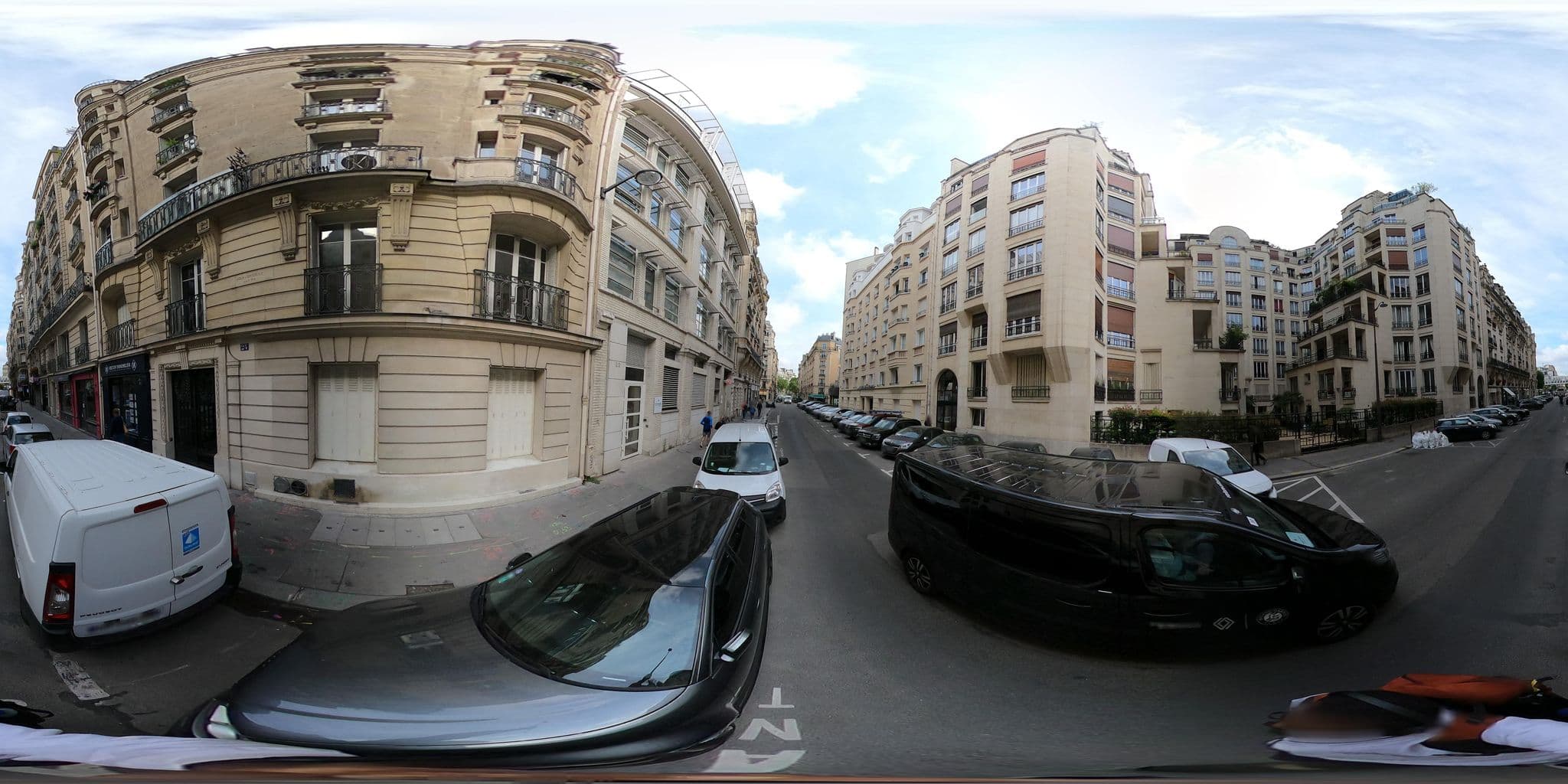 Street view near Bed And Breakfast Laos, Paris 15 Vaugirard — © Harsake (CC BY-SA · Mapillary)