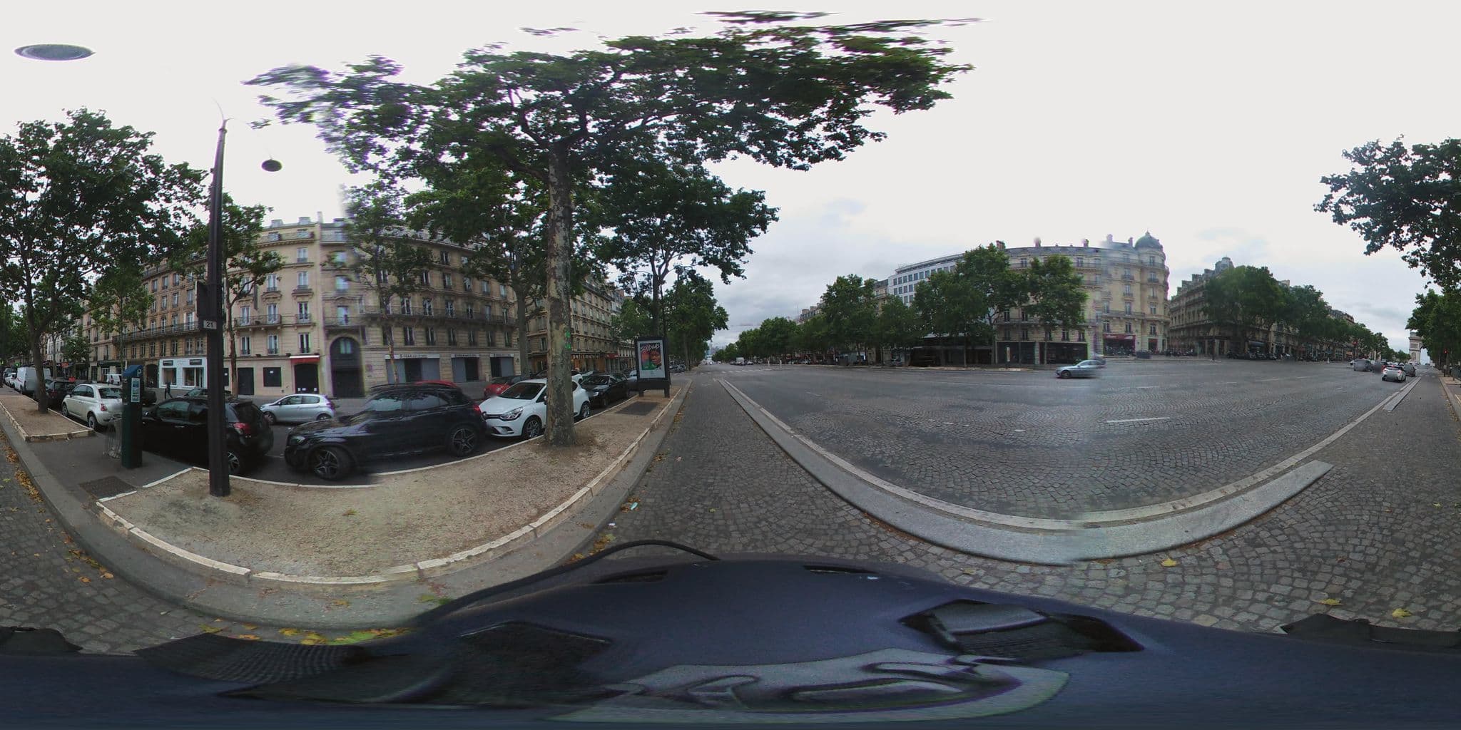 Street view near Hotel Montfleuri, Paris 16 Passy — © simon_geovelo (CC BY-SA · Mapillary)