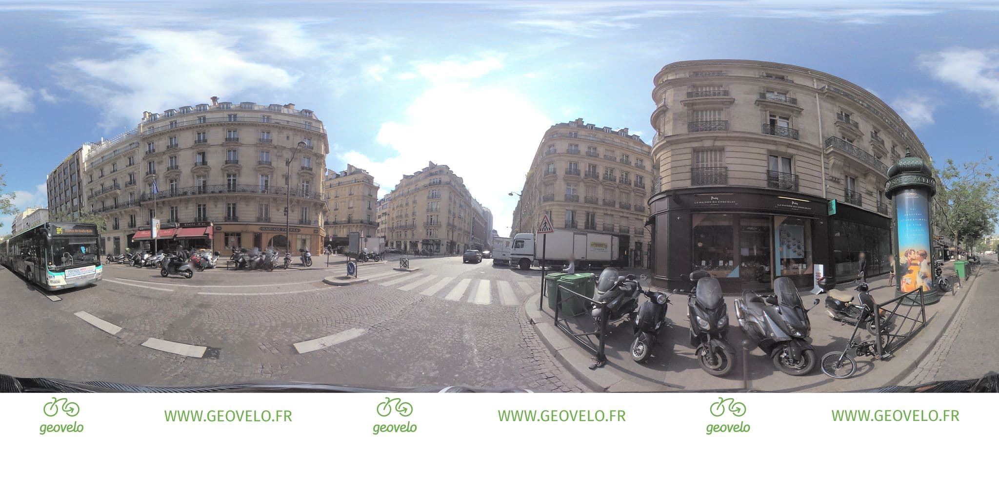 Street view near Vacation Rental Saint Honore, Paris 08 Élysée — © simon_geovelo (CC BY-SA · Mapillary)