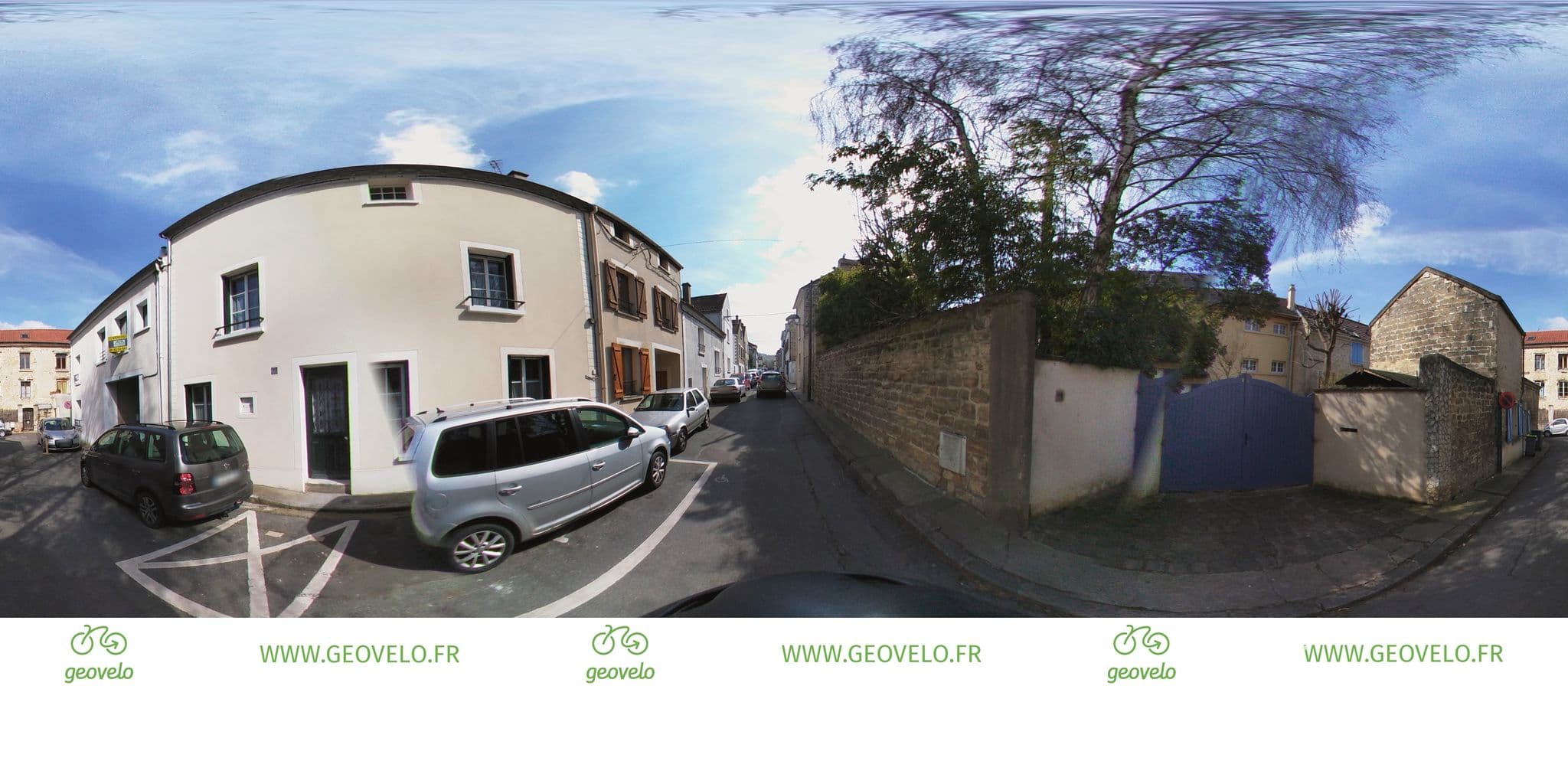 Street view near Porte de Paris, Montesson — © simon_geovelo (CC BY-SA · Mapillary)