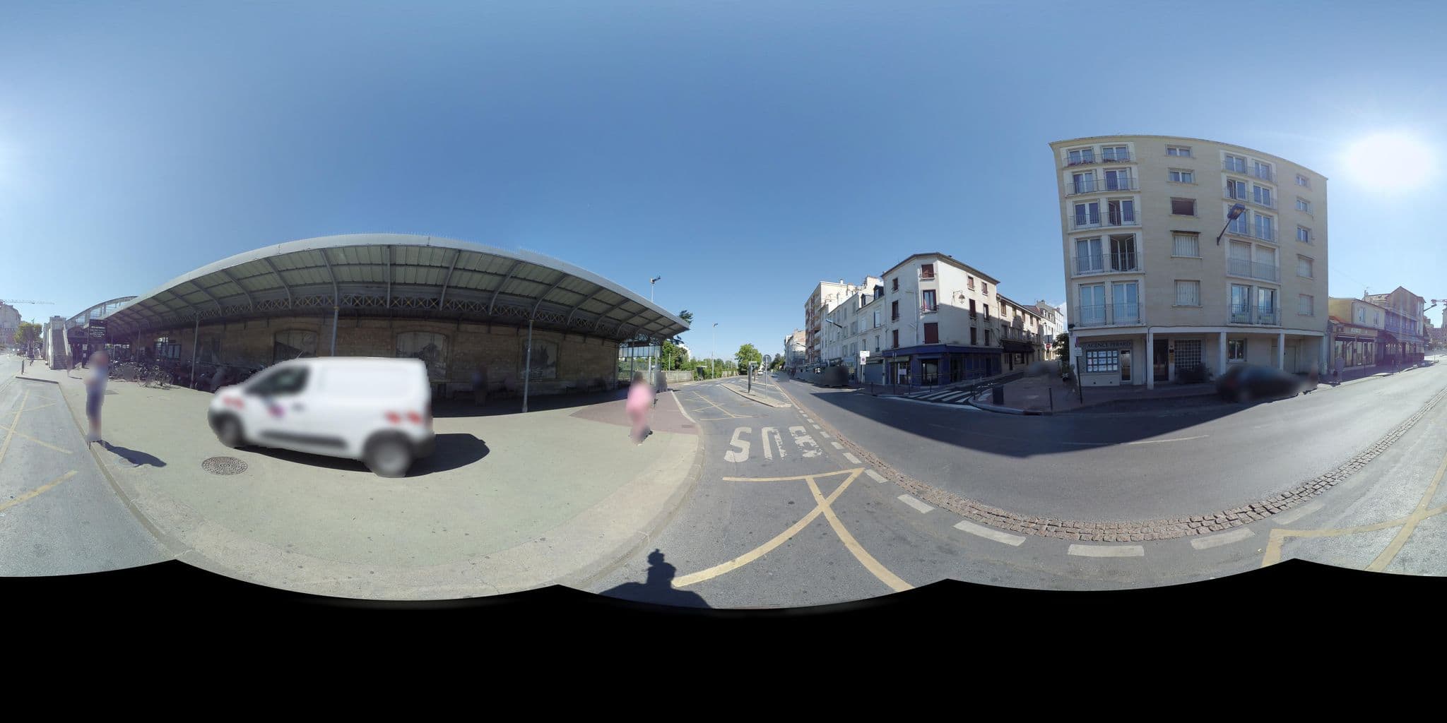 Street view near Aux Sources d'Enghien, Enghien-les-Bains — © stephanep (CC BY-SA · Mapillary)