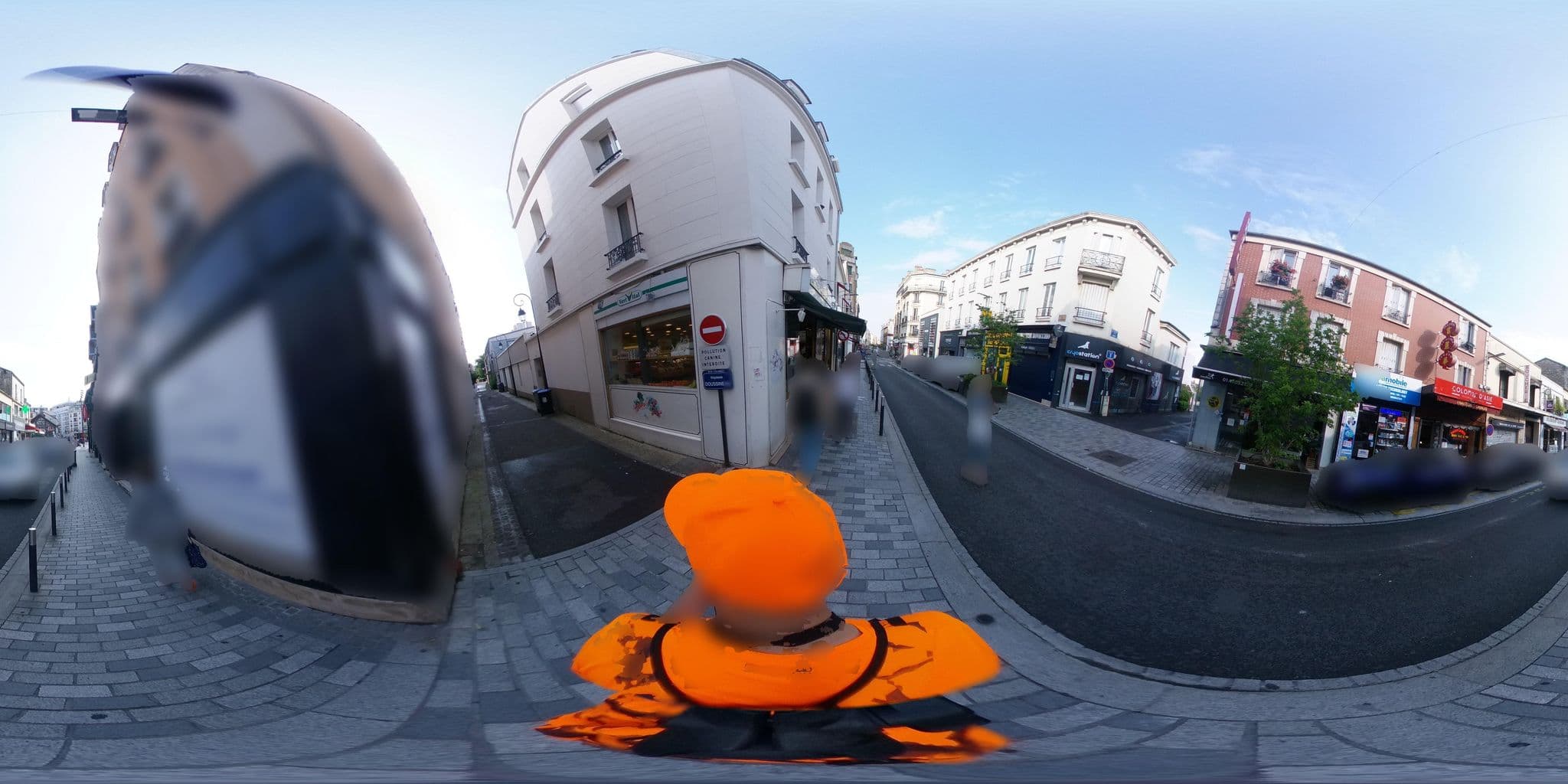 Street view near Hôtel Terminus, Bois-Colombes — © cartocite (CC BY-SA · Mapillary)