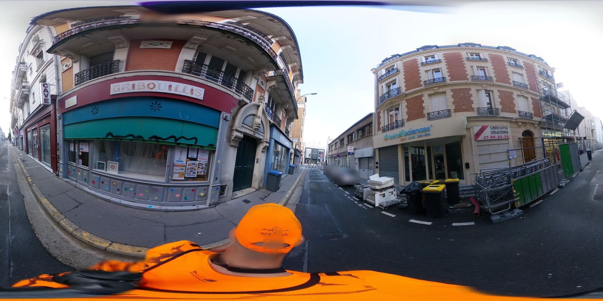 Street view near Hotel Sub, Bois-Colombes — © cartocite (CC BY-SA · Mapillary)