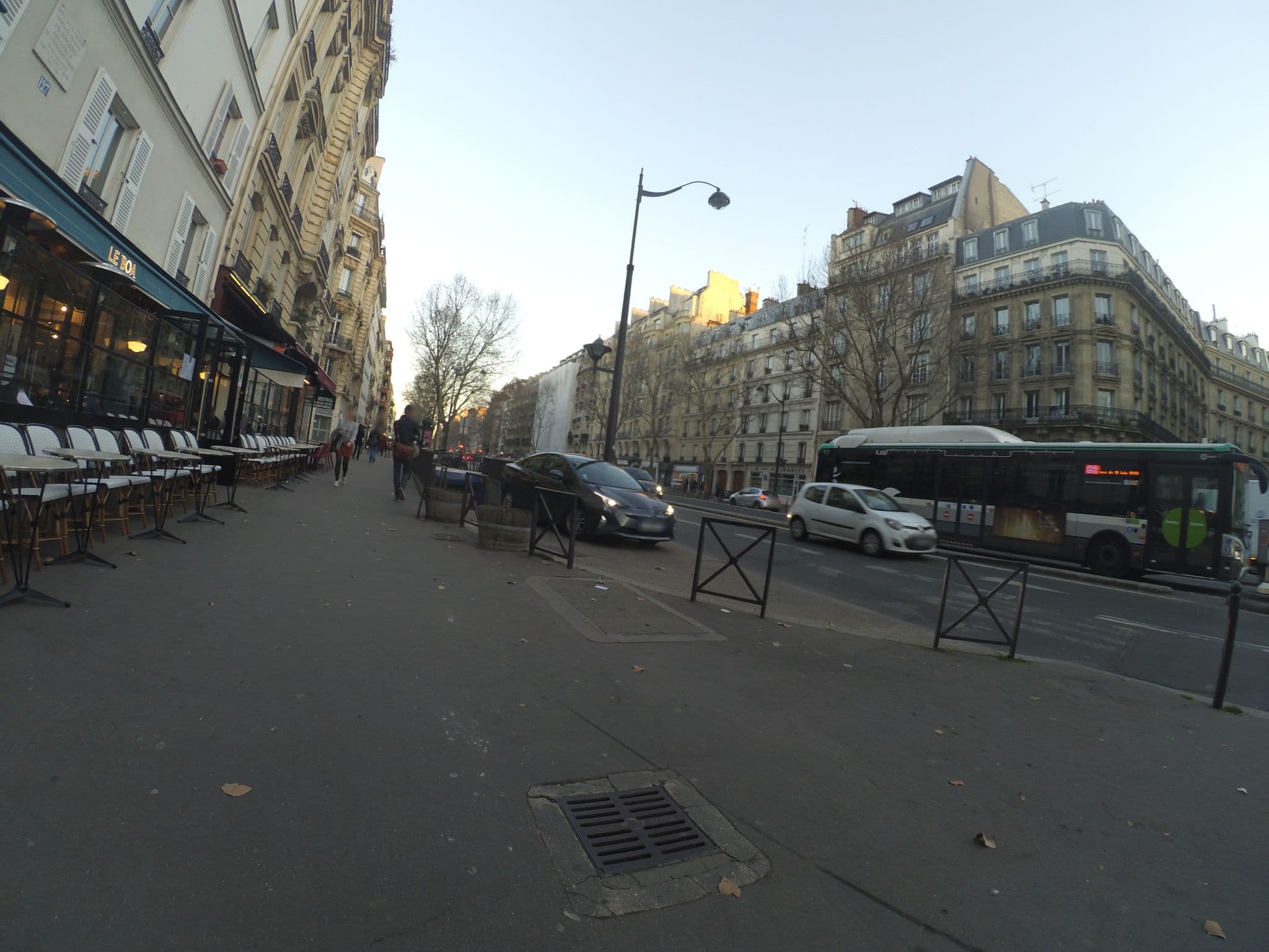 Street view near Apostrophe Rive Gauche, Paris 06 Luxembourg — © phyks (CC BY-SA · Mapillary)