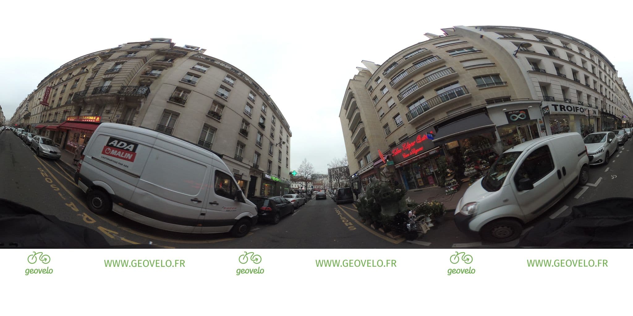 Street view near Hotel Apollinaire, Paris 06 Luxembourg — © simon_geovelo (CC BY-SA · Mapillary)