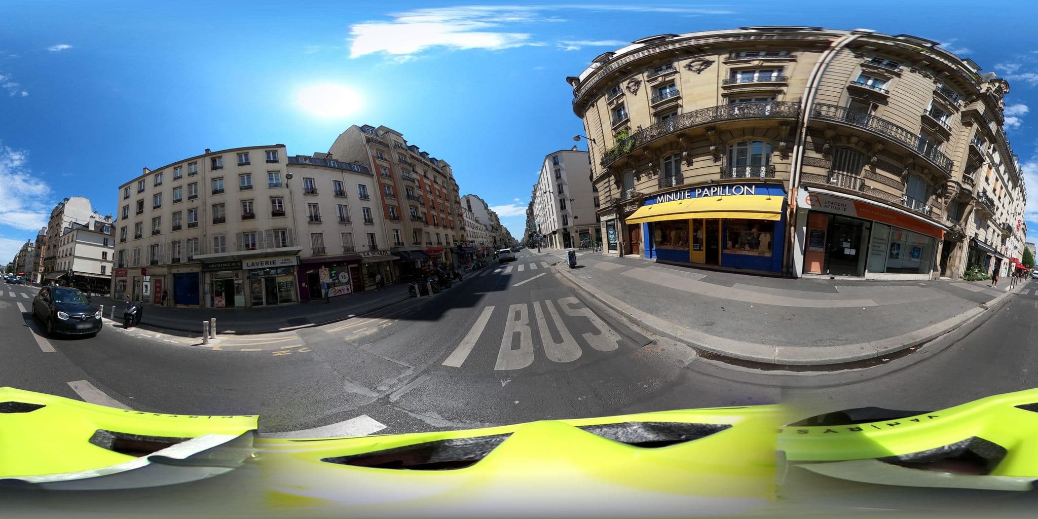 Street view near The Originals City, Hôtel Lecourbe, Paris Tour Eiffel (Inter-Hotel), Paris 15 Vaugirard — © Stefdegreef (CC BY-SA · Mapillary)