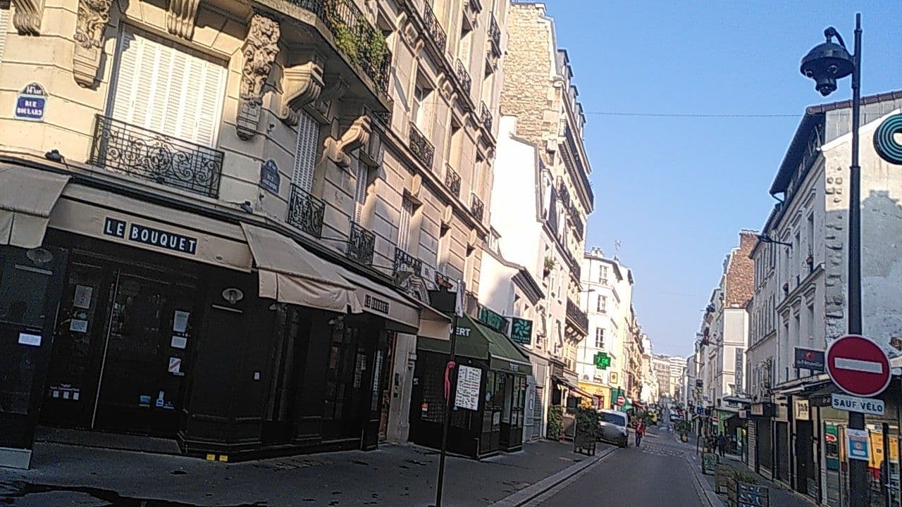 Street view near Hôtel des Voyageurs, Paris 14 Observatoire — © britze (CC BY-SA · Mapillary)