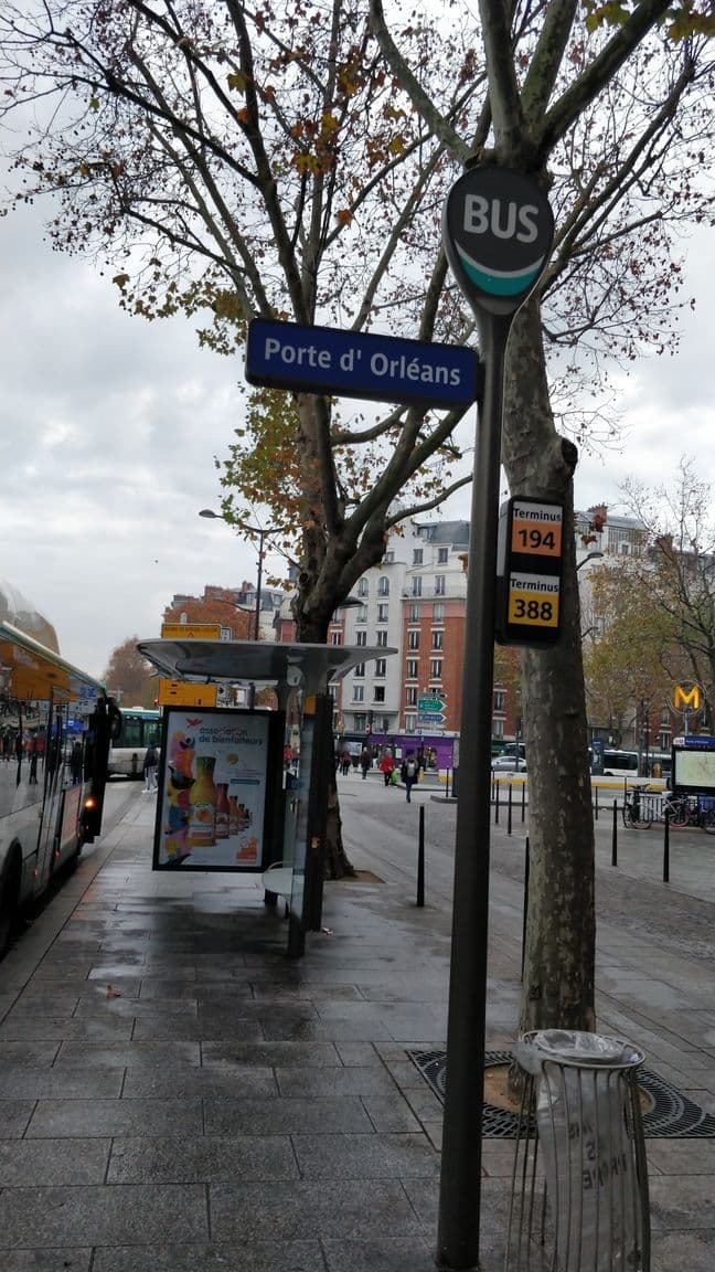 Street view near Hotel Terminus Orleans, Paris 14 Observatoire — © overflorian (CC BY-SA · Mapillary)