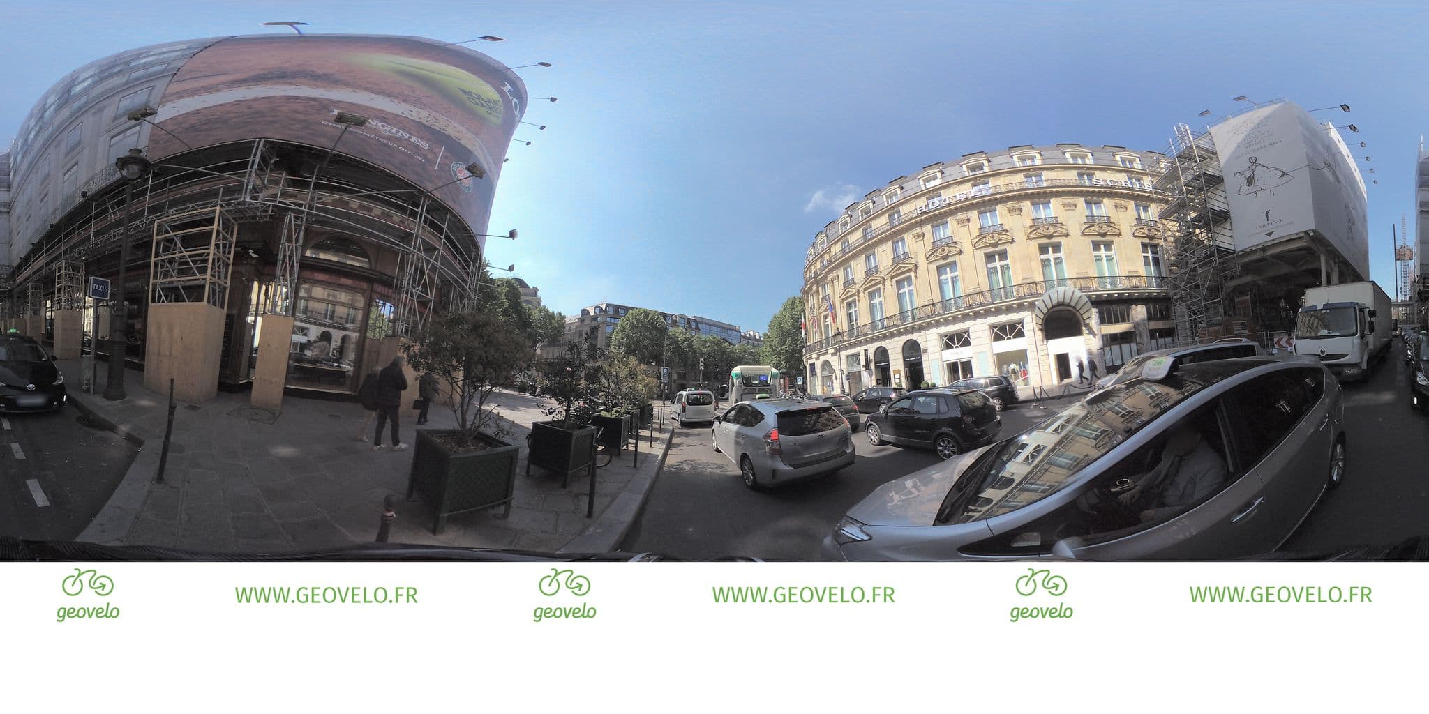Street view near Comité d'Entreprise Grand Hôtel, Paris 09 Opéra — © simon_geovelo (CC BY-SA · Mapillary)