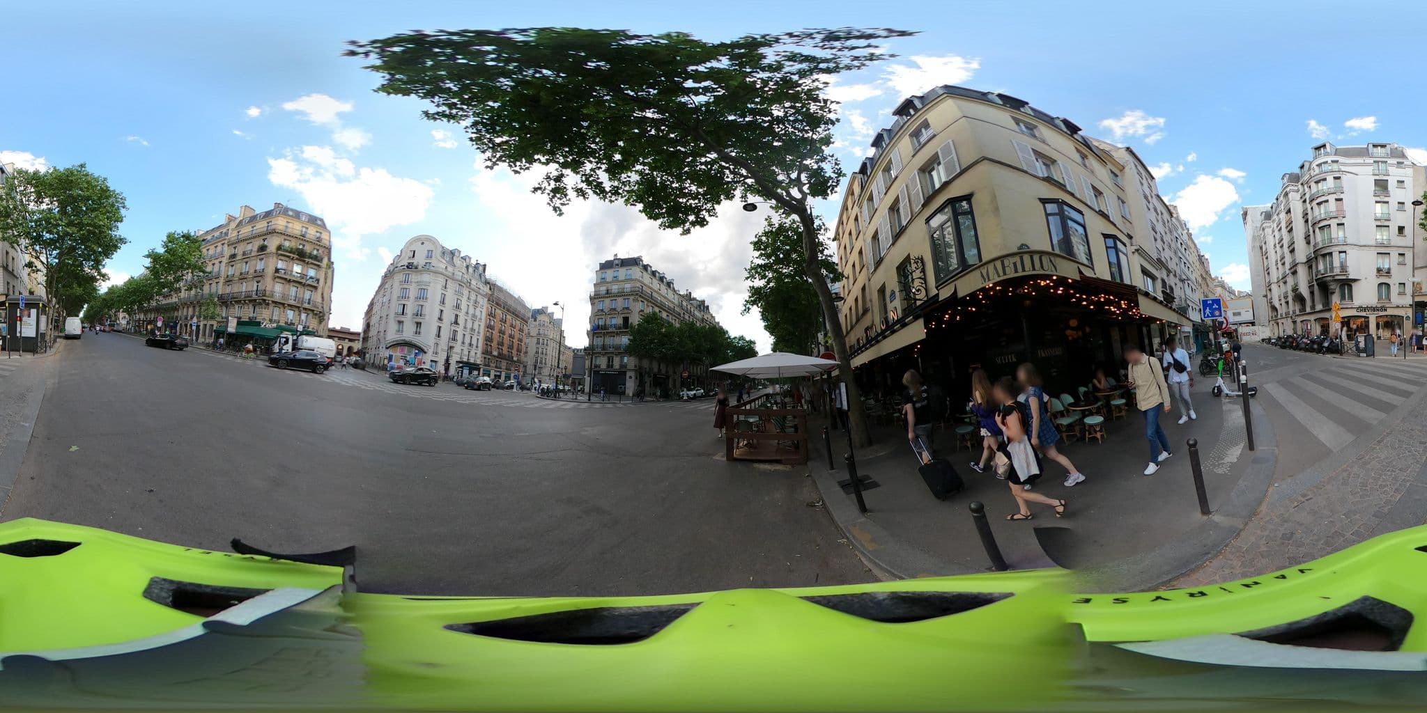 Street view near Charlotte's Bedroom, Paris 06 Luxembourg — © Stefdegreef (CC BY-SA · Mapillary)