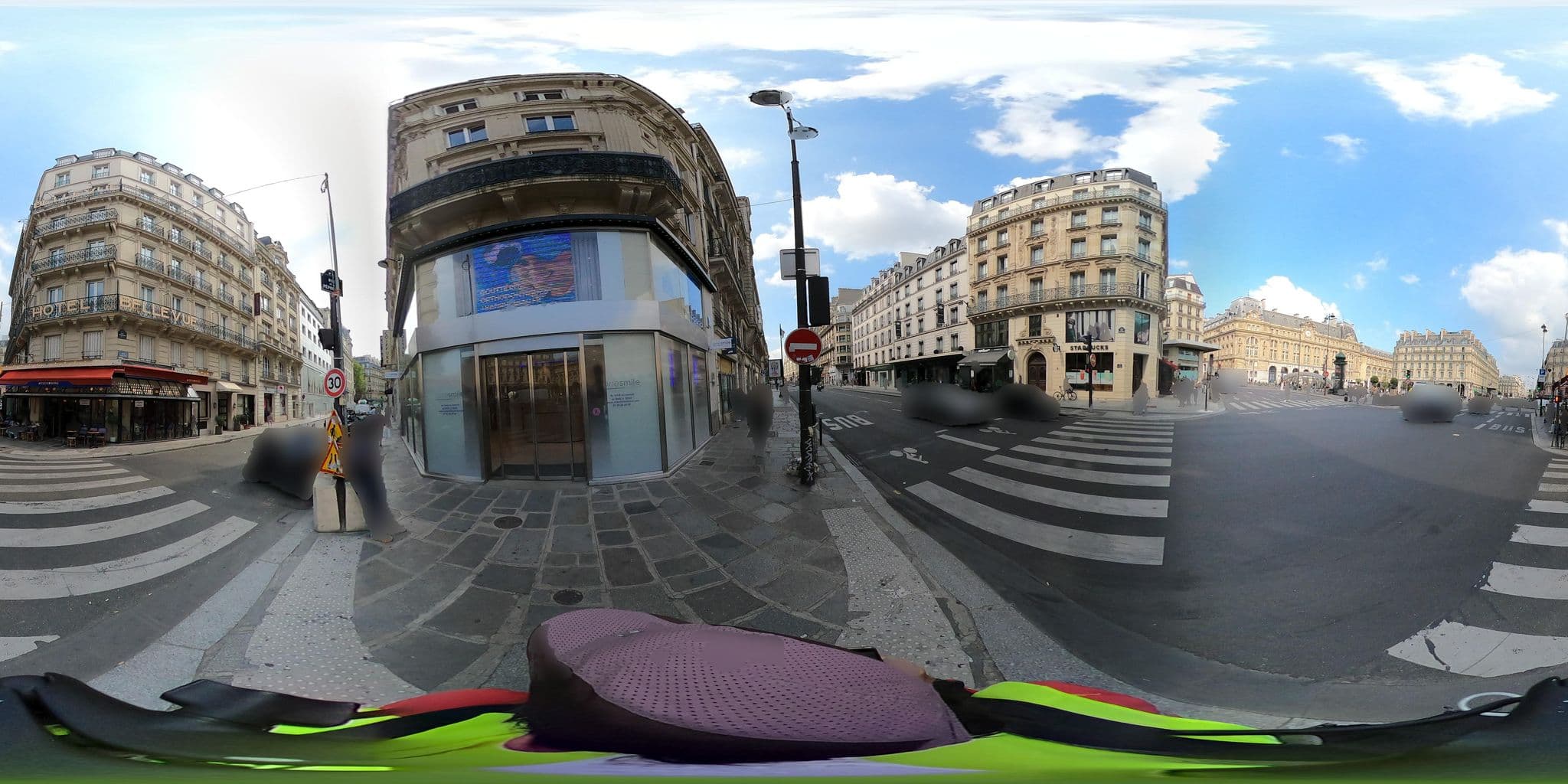 Street view near Hôtel Bellevue Saint-Lazare, Paris 08 Élysée — © cartocite (CC BY-SA · Mapillary)