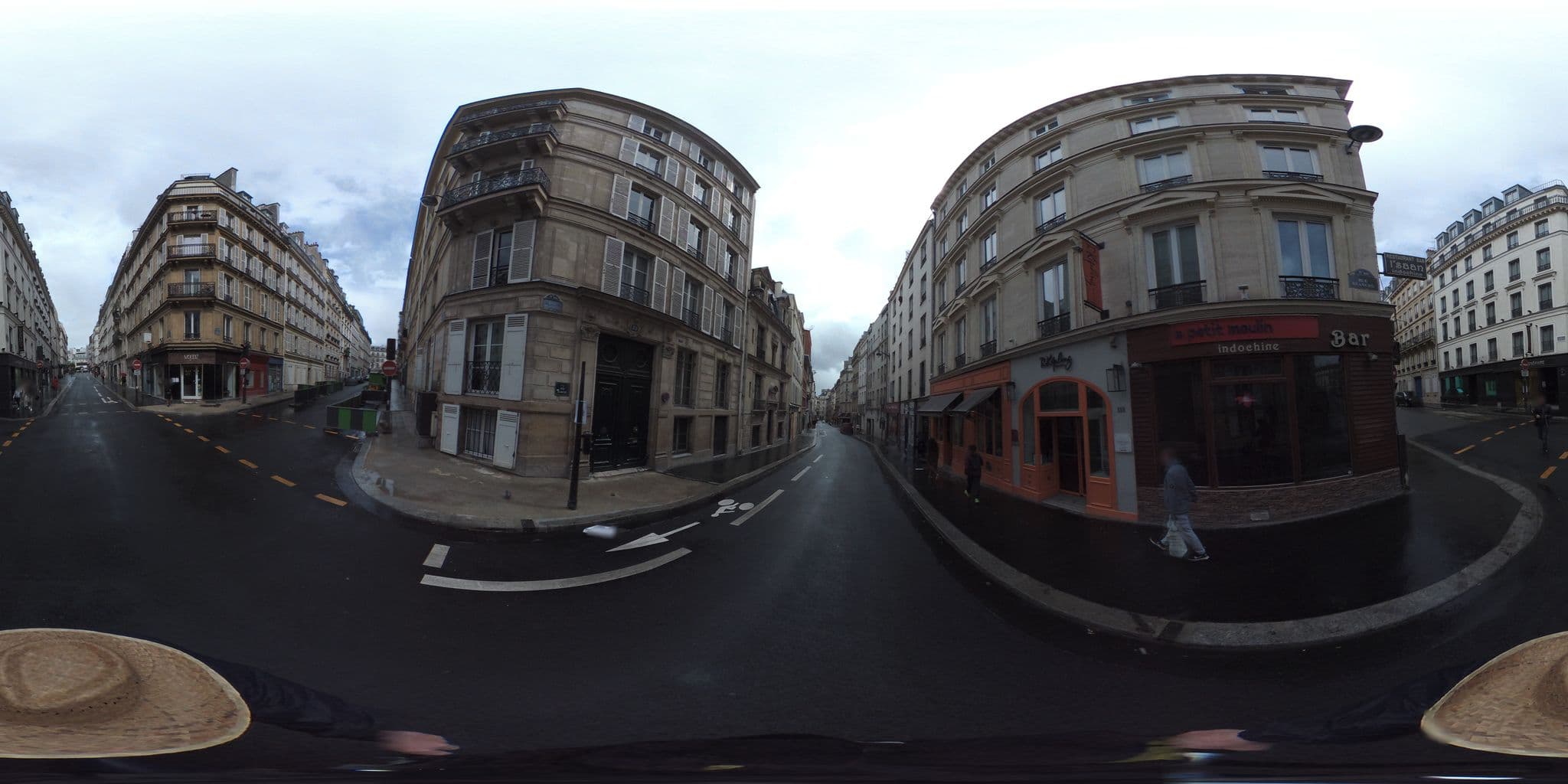 Street view near R. Kipling Hotel by Happyculture, Paris 17 Batignolles-Monceau — © geovelo (CC BY-SA · Mapillary)