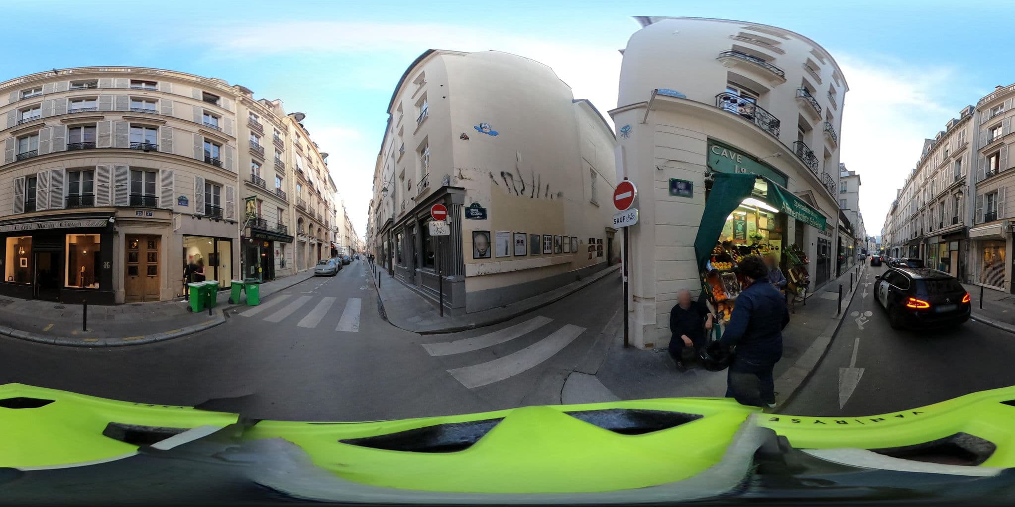 Street view near Hôtel Prince de Condé, Paris 01 Louvre — © Stefdegreef (CC BY-SA · Mapillary)