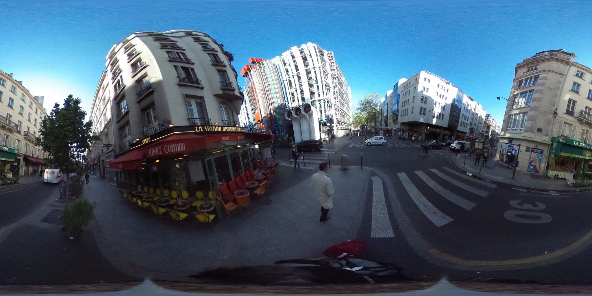 Street view near Appartement centre Pompidou, Paris 04 Hôtel-de-Ville — © zimmy (CC BY-SA · Mapillary)
