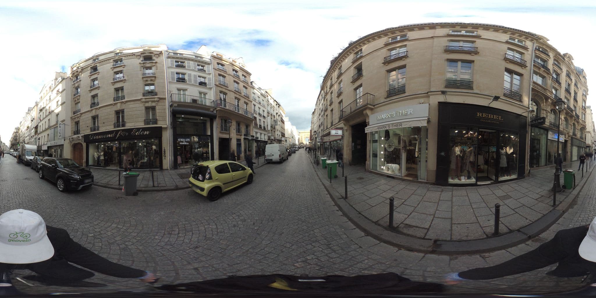 Street view near Bed and Breakfast Paris Centre, Paris 10 Entrepôt — © geovelo (CC BY-SA · Mapillary)